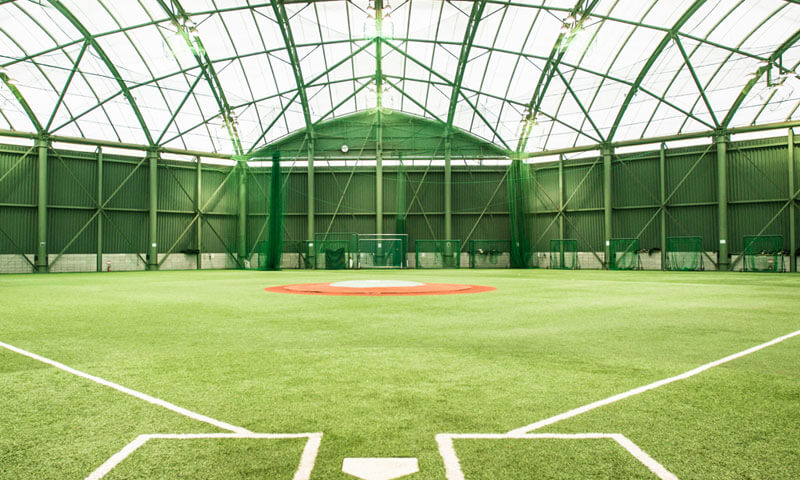 Indoor Baseball Practice Field